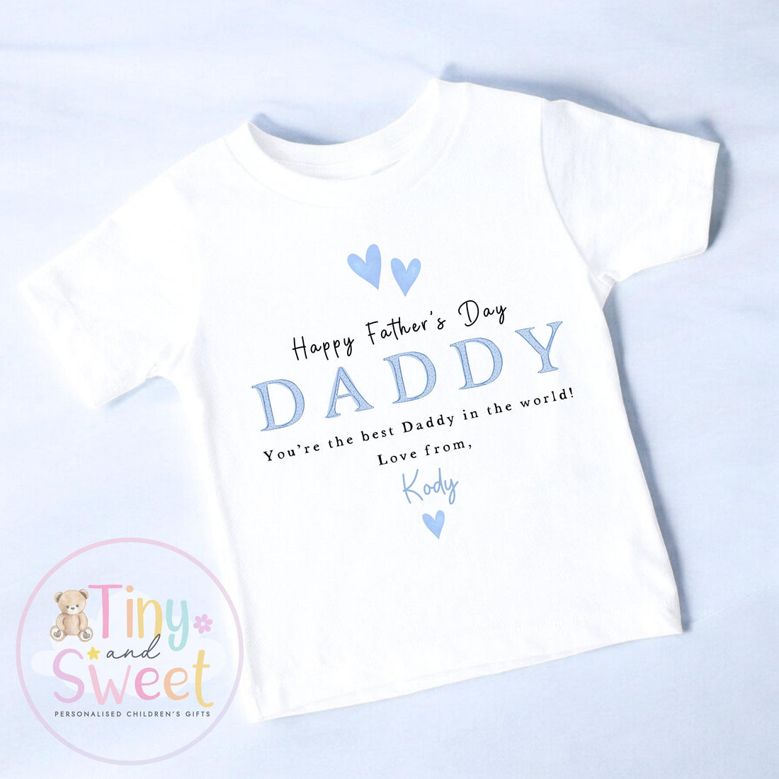 Fathers Day T Shirt, New Dad Gift, Fathers Day Surprise, Fathers day Toddler Present, 100% Cotton Fathers Day Top, Cute Tee