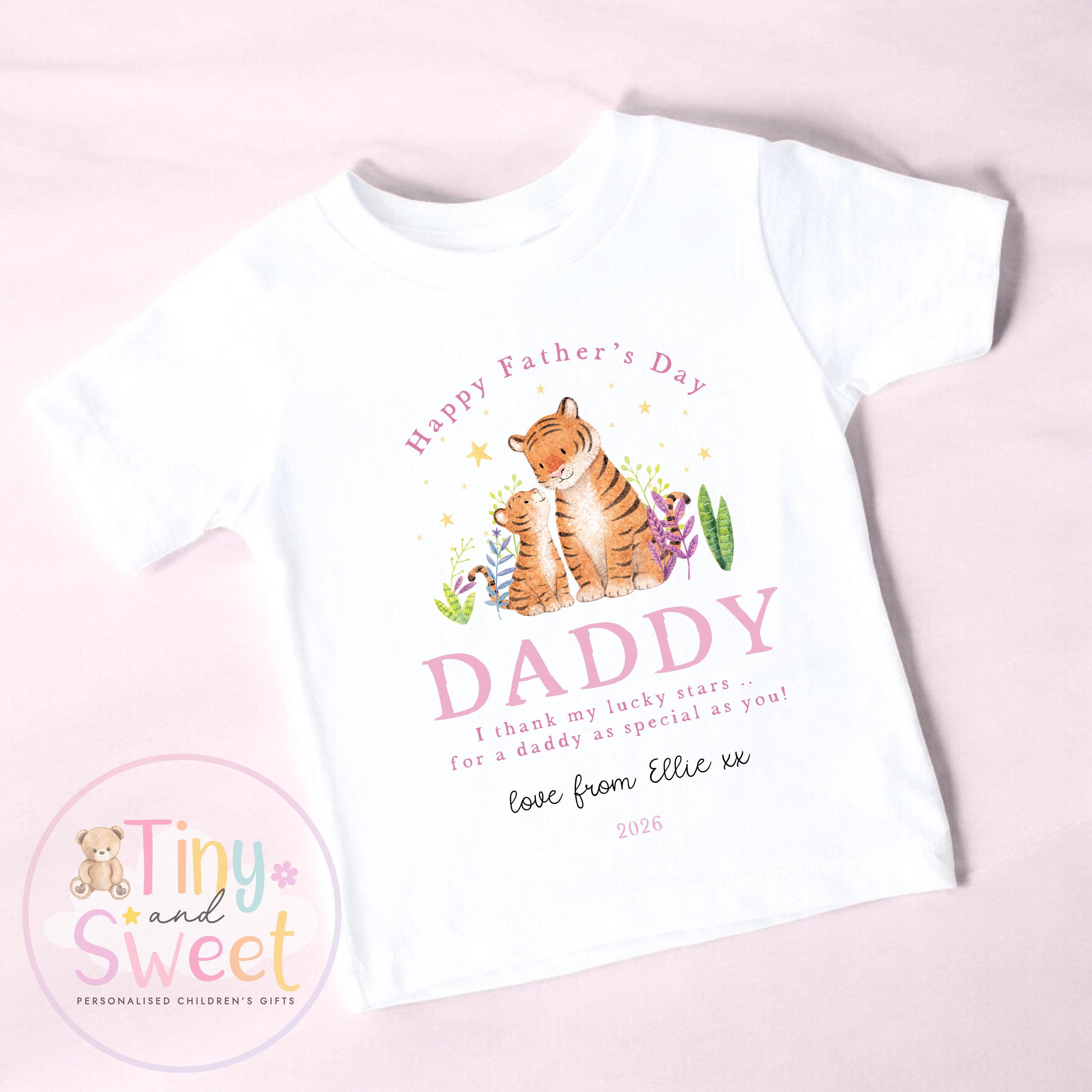 Fathers Day T Shirt, New Dad Gift, Fathers Day Surprise, Fathers day Toddler Present, 100% Cotton Fathers Day Top, Cute Tee