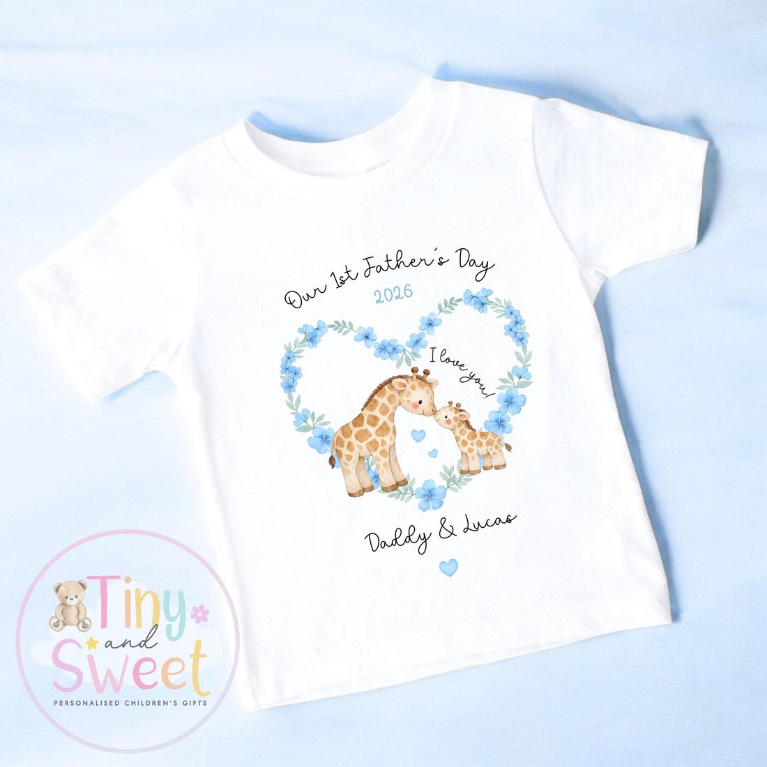 Fathers Day T Shirt, Giraffe 1st Fathers Day As My Daddy, New Dad Gift, Fathers Day, 1st Fathers Day Babygrow, Sleepsuit Babygrow Bodysuit