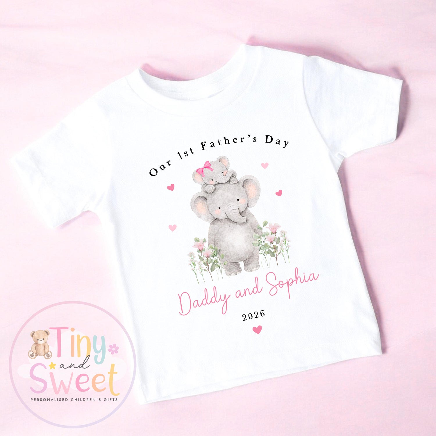 Fathers Day Sleepsuit, Elephant 1st Fathers Day As My Daddy, New Dad Gift, Fathers Day, 1st Fathers Day Babygrow, Sleepsuit Babygrow