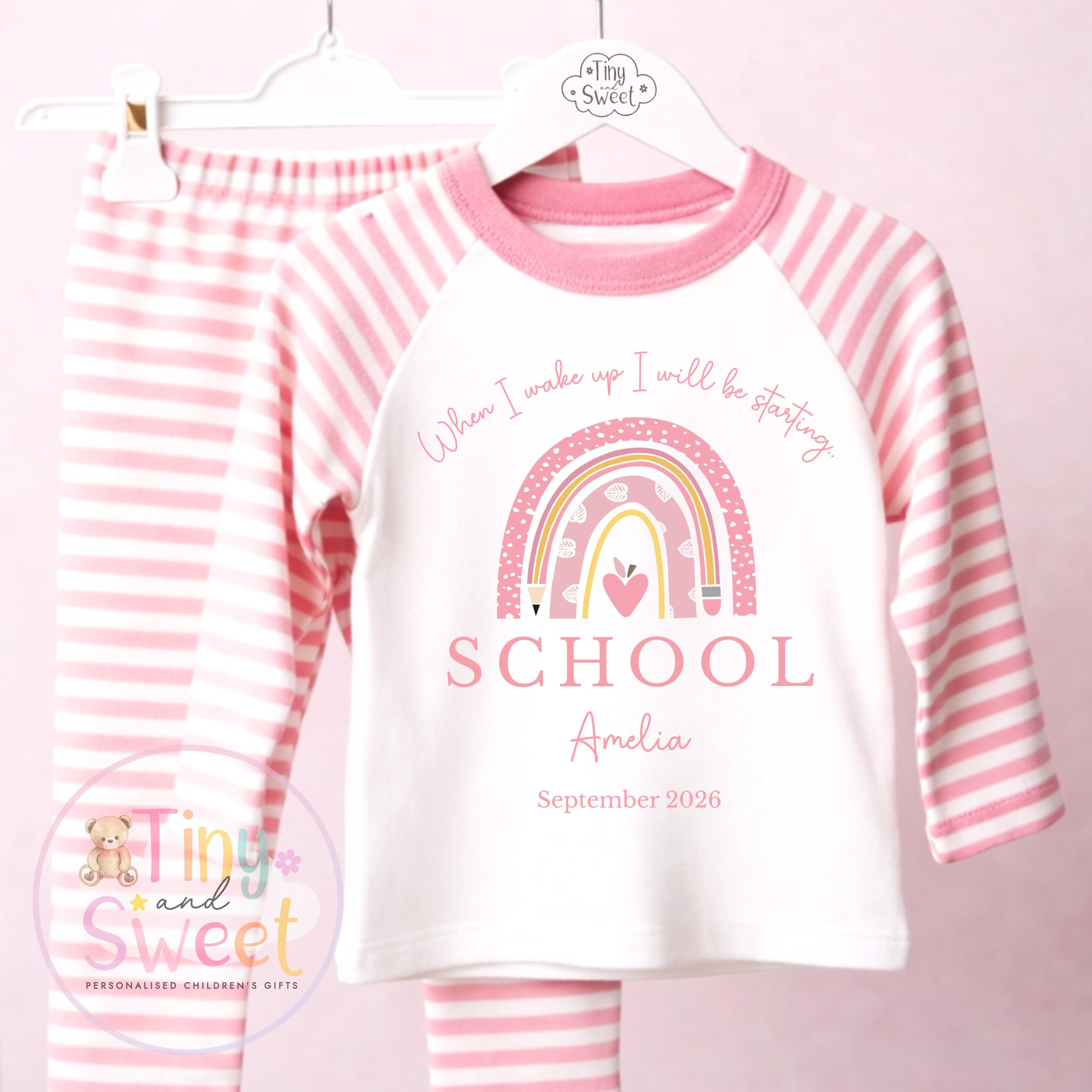 Starting School Personalised Pyjamas, When I Wake Up i&