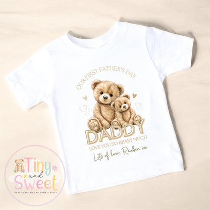 Fathers Day Sleepsuit, Fathers Day T Shirt, New Dad Gift, Fathers Day Babygrow, 1st Fathers Day, Fathers Day Surprise, Fathers day Toddler