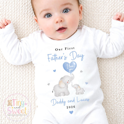 Fathers Day T Shirt, 1st Fathers Day As My Daddy, New Dad Gift, Fathers Day, 1st Fathers Day Babygrow, Sleepsuit Babygrow Bodysuit, Dad