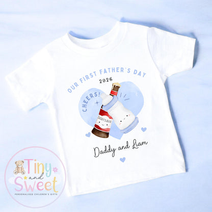 First Father’s Day Baby Sleepsuit, 1st Father’s Day as My Daddy Babygrow, New Dad Gift, Father’s Day Bodysuit, Baby Outfit