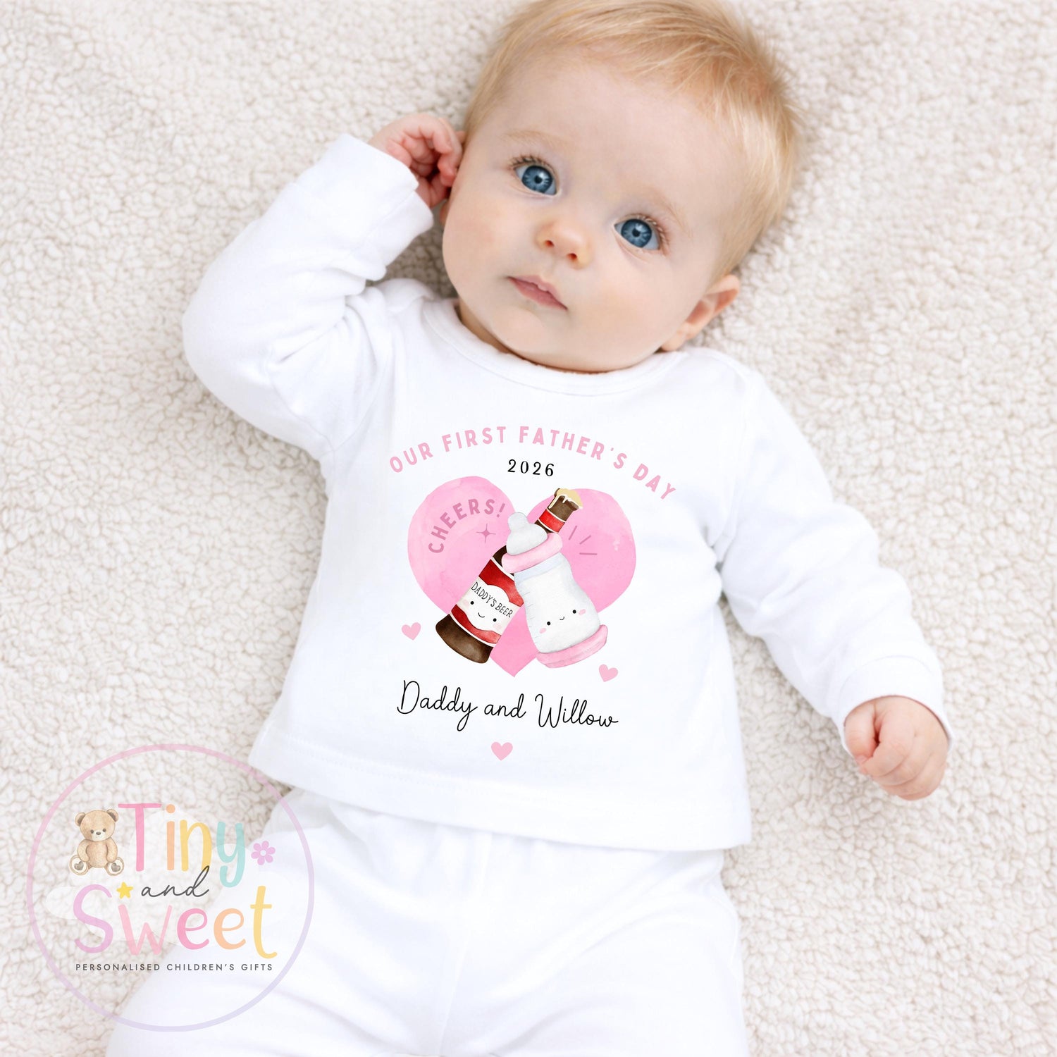 First Father’s Day Baby Sleepsuit, 1st Father’s Day as My Daddy Babygrow, New Dad Gift, Father’s Day Bodysuit, Baby Outfit