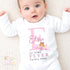 Personalised First Flight Sleepsuit Baby, First Time Flyer Bodysuit, Baby’s First Holiday Outfit, Custom Name Babygrow