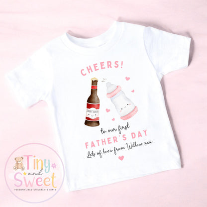 First Father’s Day Baby Sleepsuit, 1st Father’s Day as My Daddy Babygrow, New Dad Gift, Father’s Day Bodysuit, Baby Outfit