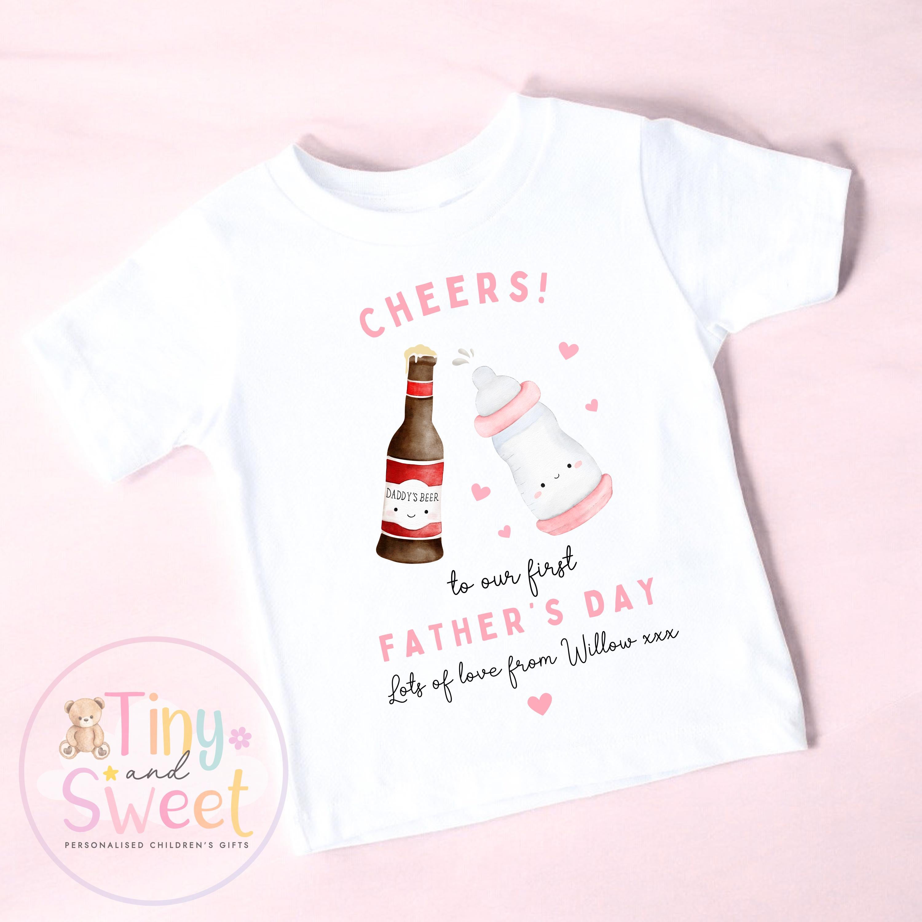 First Father’s Day Baby T Shirt, 1st Father’s Day as My Daddy Babygrow, New Dad Gift, Father’s Day Bodysuit, Baby Outfit