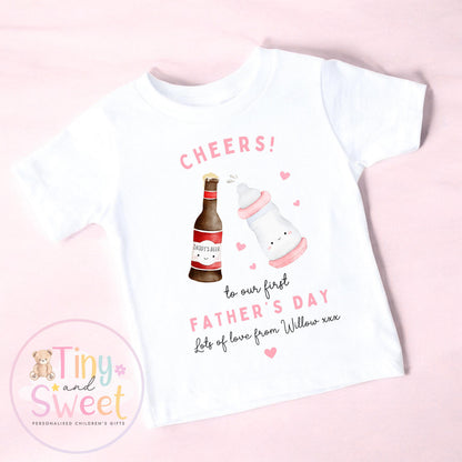 First Father’s Day Baby T Shirt, 1st Father’s Day as My Daddy Babygrow, New Dad Gift, Father’s Day Bodysuit, Baby Outfit