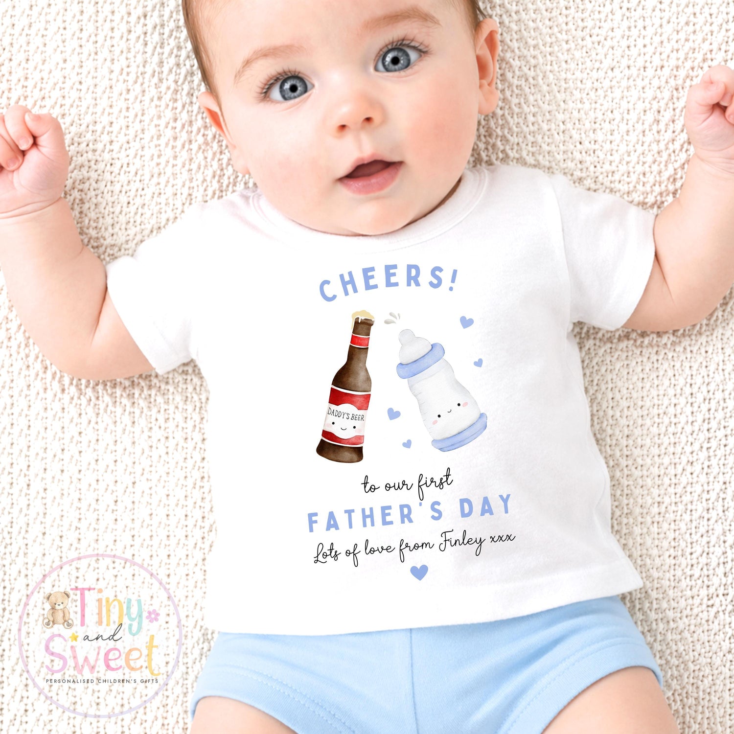 First Father’s Day Baby T Shirt, 1st Father’s Day as My Daddy Babygrow, New Dad Gift, Father’s Day Bodysuit, Baby Outfit
