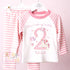 Pink Unicorn Personalised Birthday Pyjamas, When I Wake up i will be .. - 100% Cotton
