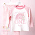 Pink Bunny Personalised Birthday Pyjamas, When I wake up I will be .. - 100% Cotton