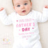 First Father’s Day Baby Sleepsuit, 1st Father’s Day as My Daddy Babygrow, New Dad Gift, Father’s Day Bodysuit, Baby Outfit