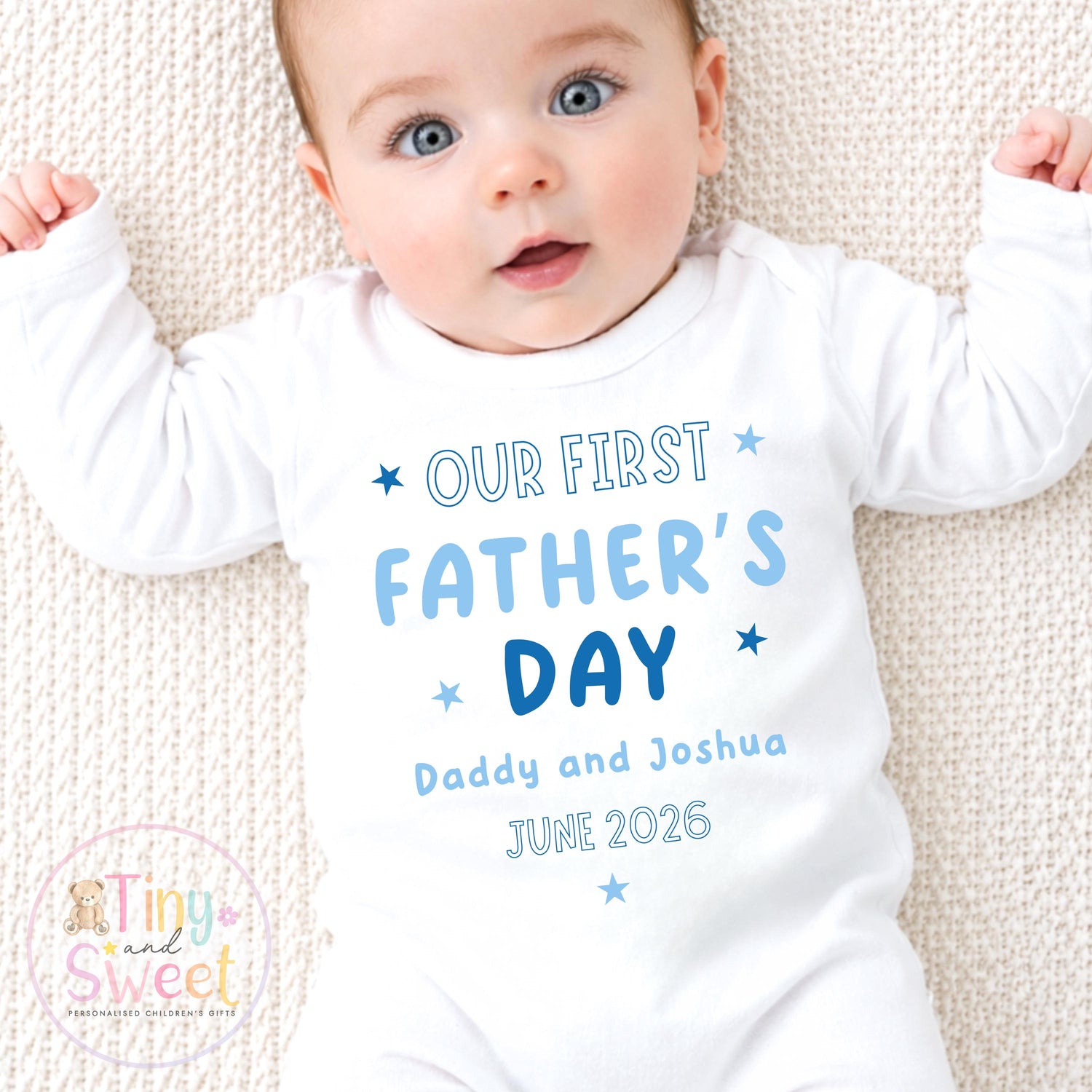 First Father’s Day Baby Sleepsuit, 1st Father’s Day as My Daddy Babygrow, New Dad Gift, Father’s Day Bodysuit, Baby Outfit