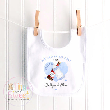 First Father’s Day Baby Sleepsuit, 1st Father’s Day as My Daddy Babygrow, New Dad Gift, Father’s Day Bodysuit, Baby Outfit