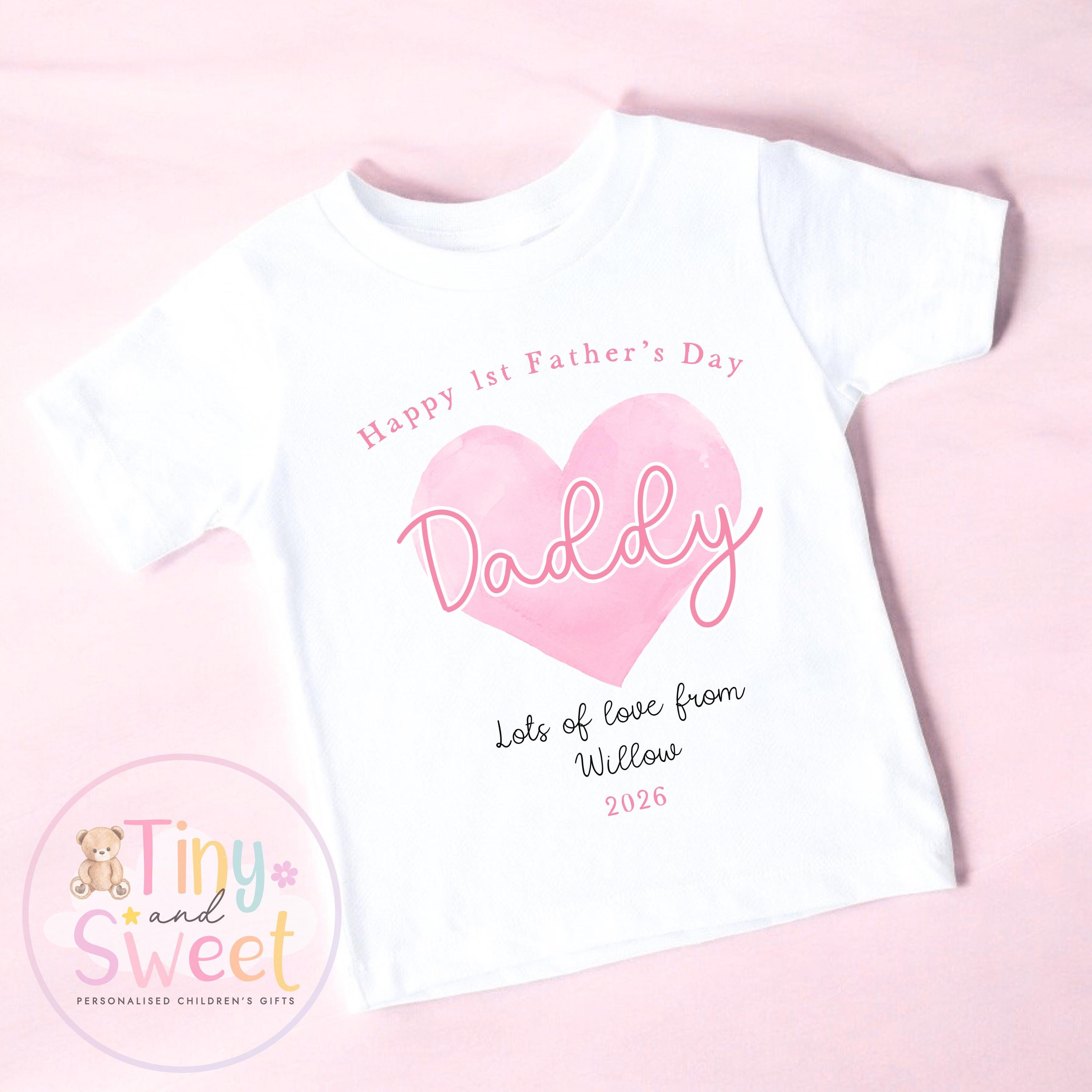First Father’s Day Baby Sleepsuit, 1st Father’s Day as My Daddy Babygrow, New Dad Gift, Father’s Day Bodysuit, Baby Outfit