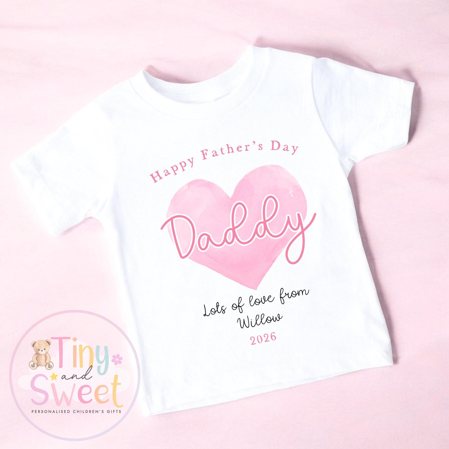Fathers Day T Shirt, New Dad Gift, Fathers Day Surprise, Fathers day Toddler Present, 100% Cotton Fathers Day Top, Cute Tee