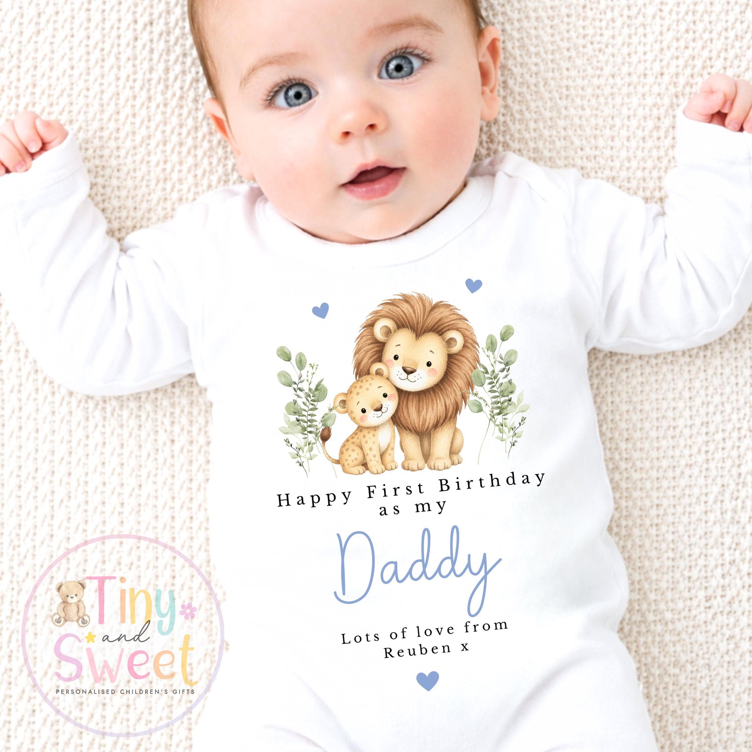Happy Birthday Daddy, 1st Birthday as My Daddy, New Dad Gift, Dad Birthday, Daddy Birthday, Sleepsuit Babygrow Bodysuit Dad Birthday