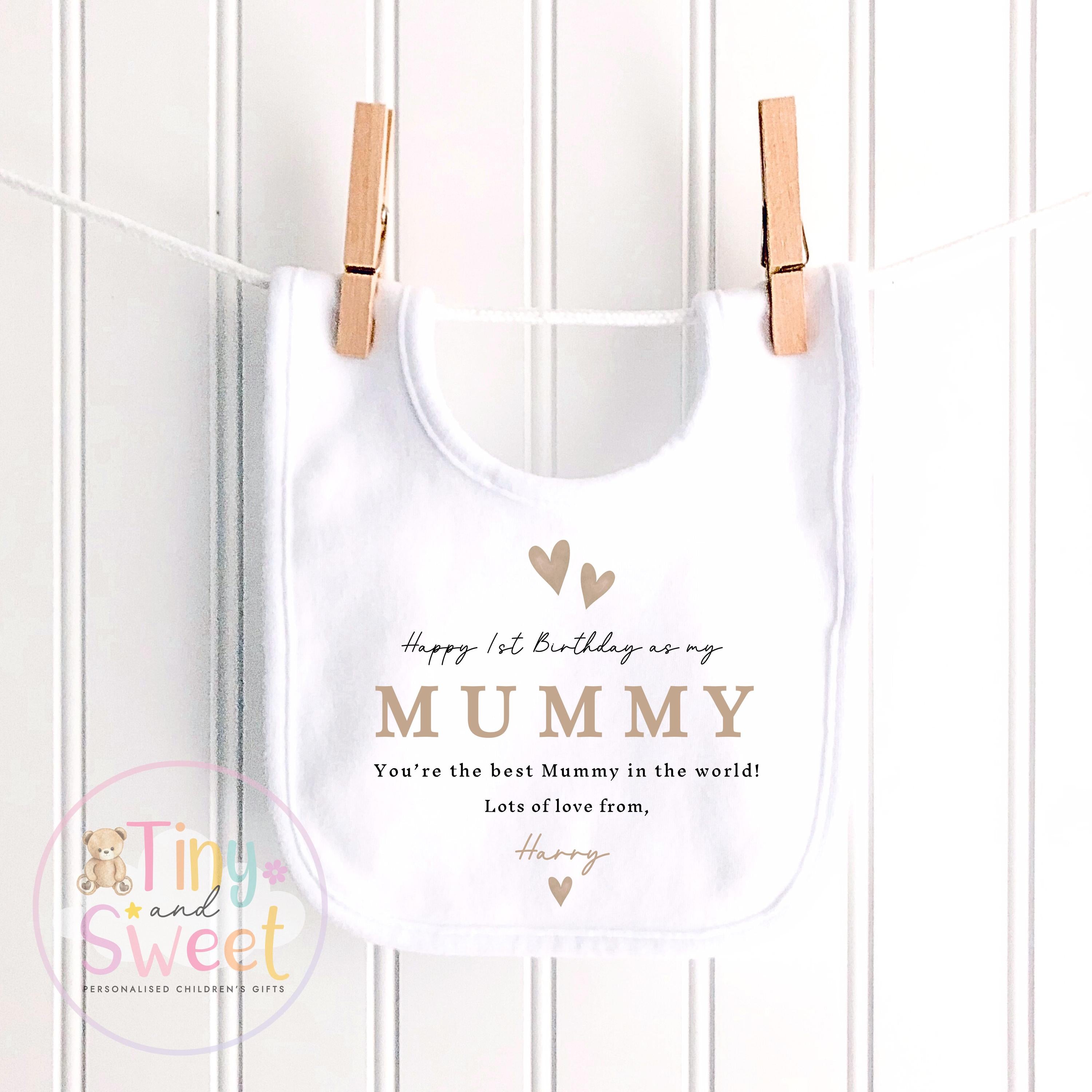 Happy Birthday Mummy, 1st Birthday as My Mummy, New Mum Gift, Mum Birthday, Mummy Birthday, Sleepsuit Babygrow Bodysuit Mum Birthday