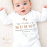 Happy Birthday Mummy, 1st Birthday as My Mummy, New Mum Gift, Mum Birthday, Mummy Birthday, Sleepsuit Babygrow Bodysuit Mum Birthday