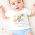 My First Holiday T Shirt, Personalised Baby Travel Outfit, Baby’s First Holiday T Shirt, Cute Summer Travel Outfit, My First Holiday