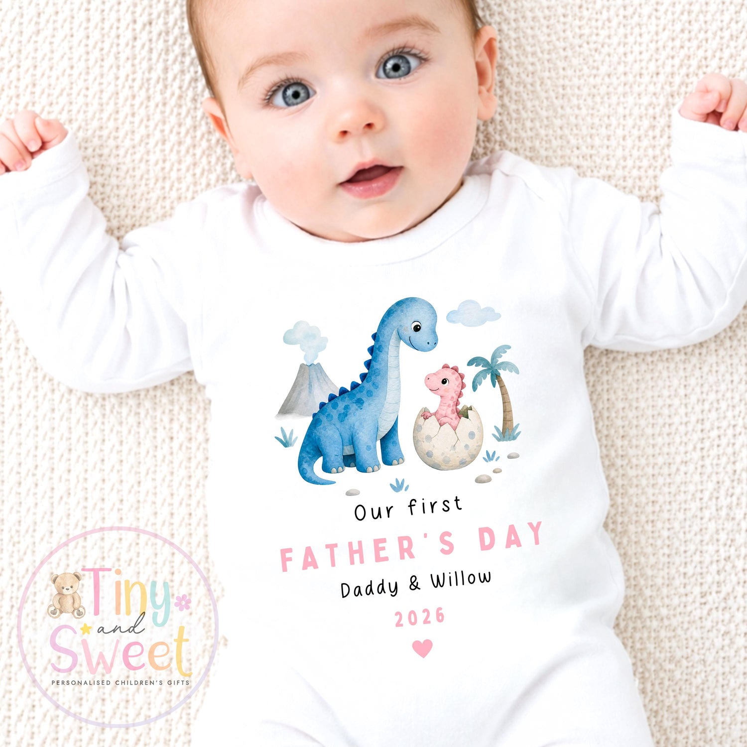 Fathers Day Sleepsuit, 1st Fathers Day as My Daddy, New Dad Gift, Fathers Day, Dad, Sleepsuit Babygrow Bodysuit Dada Babybgrow