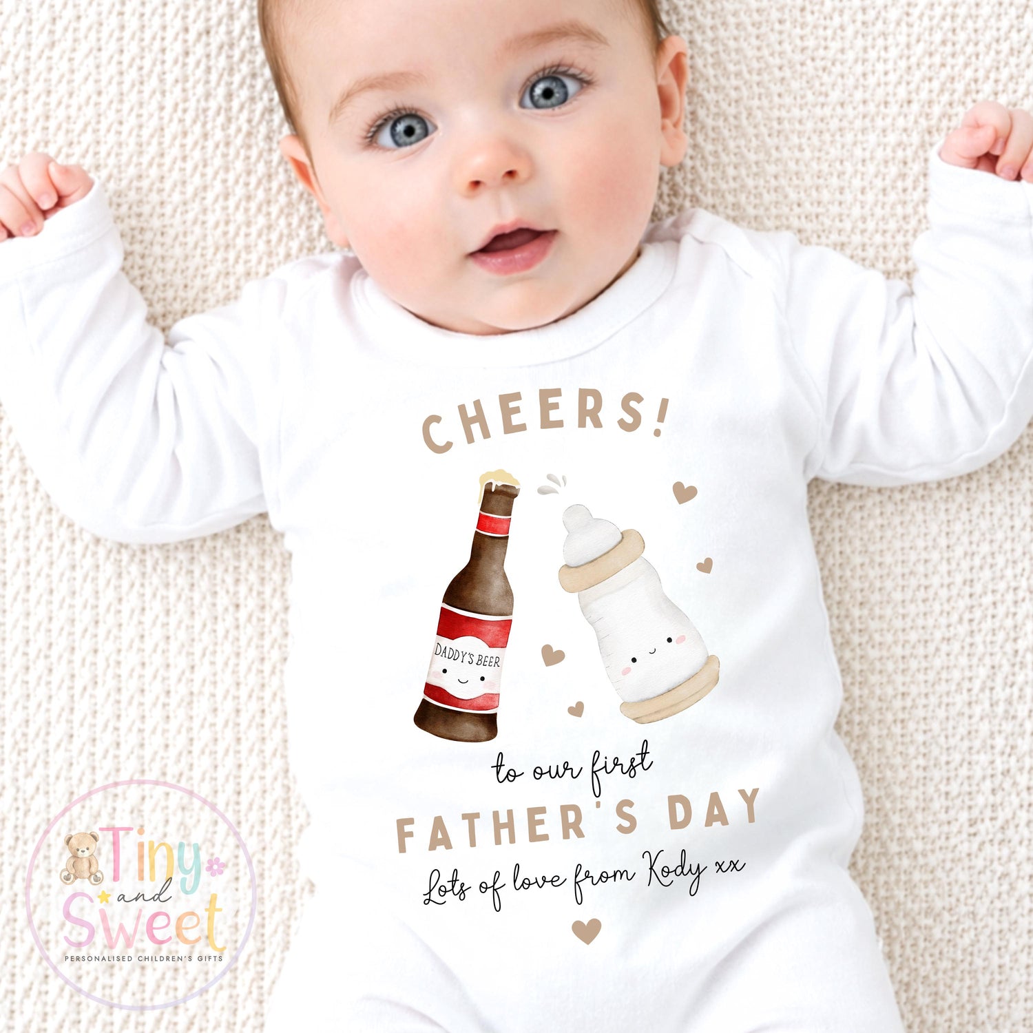 First Father’s Day Baby T Shirt, 1st Father’s Day as My Daddy Babygrow, New Dad Gift, Father’s Day Bodysuit, Baby Outfit