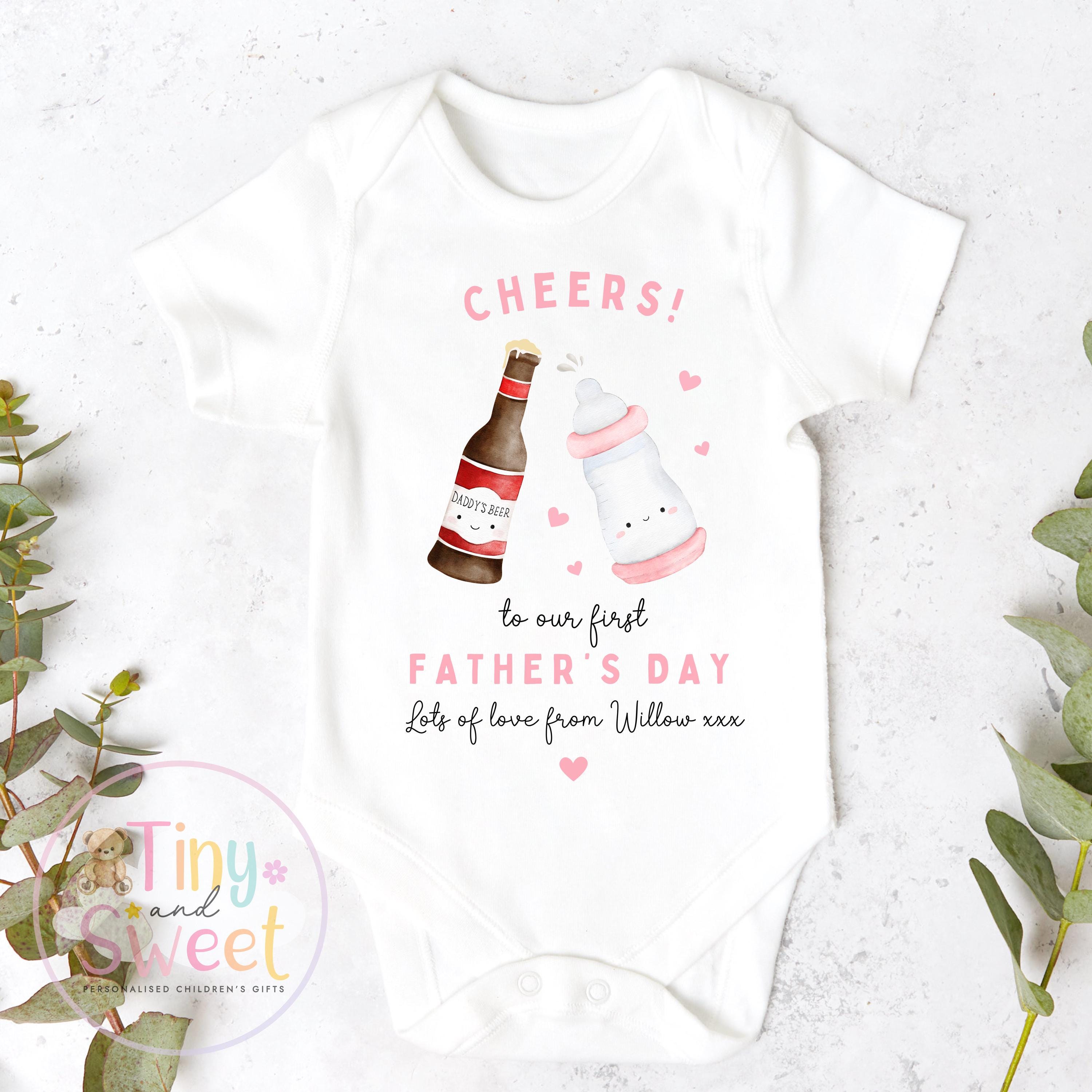First Father’s Day Baby T Shirt, 1st Father’s Day as My Daddy Babygrow, New Dad Gift, Father’s Day Bodysuit, Baby Outfit