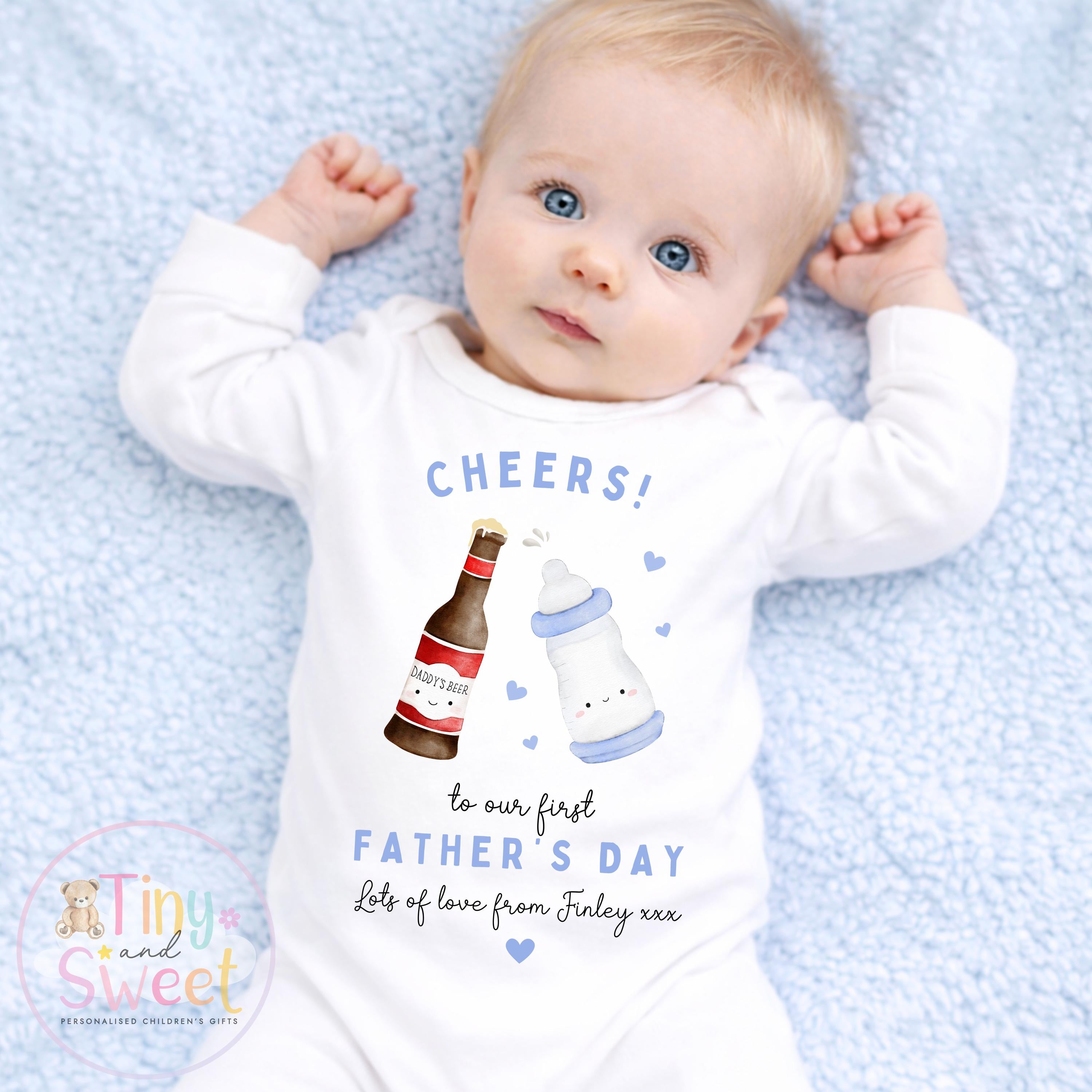 First Father’s Day Baby T Shirt, 1st Father’s Day as My Daddy Babygrow, New Dad Gift, Father’s Day Bodysuit, Baby Outfit