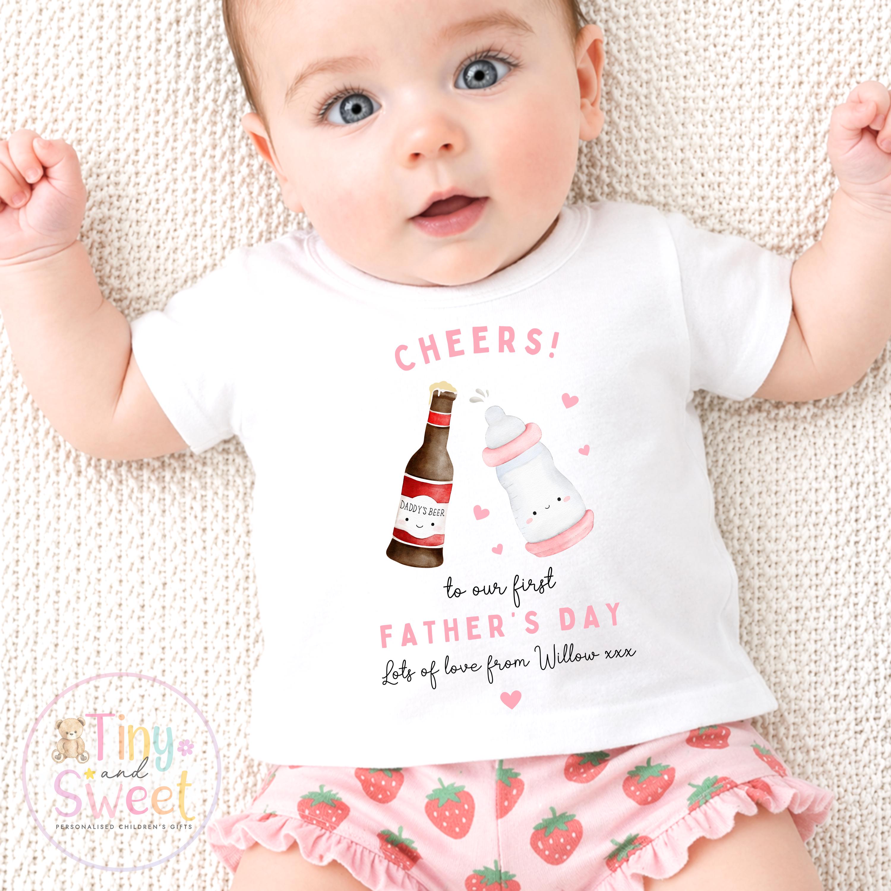First Father’s Day Baby T Shirt, 1st Father’s Day as My Daddy Babygrow, New Dad Gift, Father’s Day Bodysuit, Baby Outfit