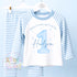 Blue Personalised Birthday Pyjamas, 1st Birthday, 2nd Birthday, Any Age, When i wake up i will be .. - 100% Cotton