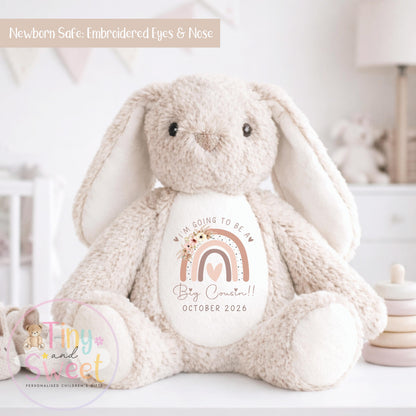 Personalised Big Cousin Gift, Big Cousin Announcement, New Baby Soft Toy, New baby gift, Newborn Gift, Baby Keepsake, Baby shower gift