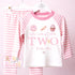 Personalised Pink Sweets Birthday Pyjamas, Any Age, When I Wake Up Birthday Pjs, Girls Birthday Eve Outfit, 1st 2nd 3rd 4th