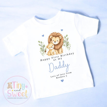 Happy Birthday Daddy, 1st Birthday as My Daddy, New Dad Gift, Dad Birthday, Daddy Birthday, Sleepsuit Babygrow Bodysuit Dad Birthday