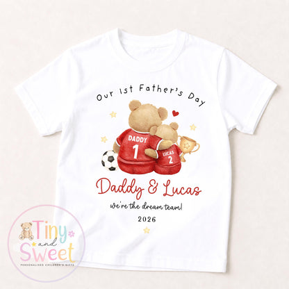 First Father’s Day Football Baby T Shirt, 1st Father’s Day as My Daddy Babygrow, New Dad Gift, Father’s Day Bodysuit, Baby Outfit