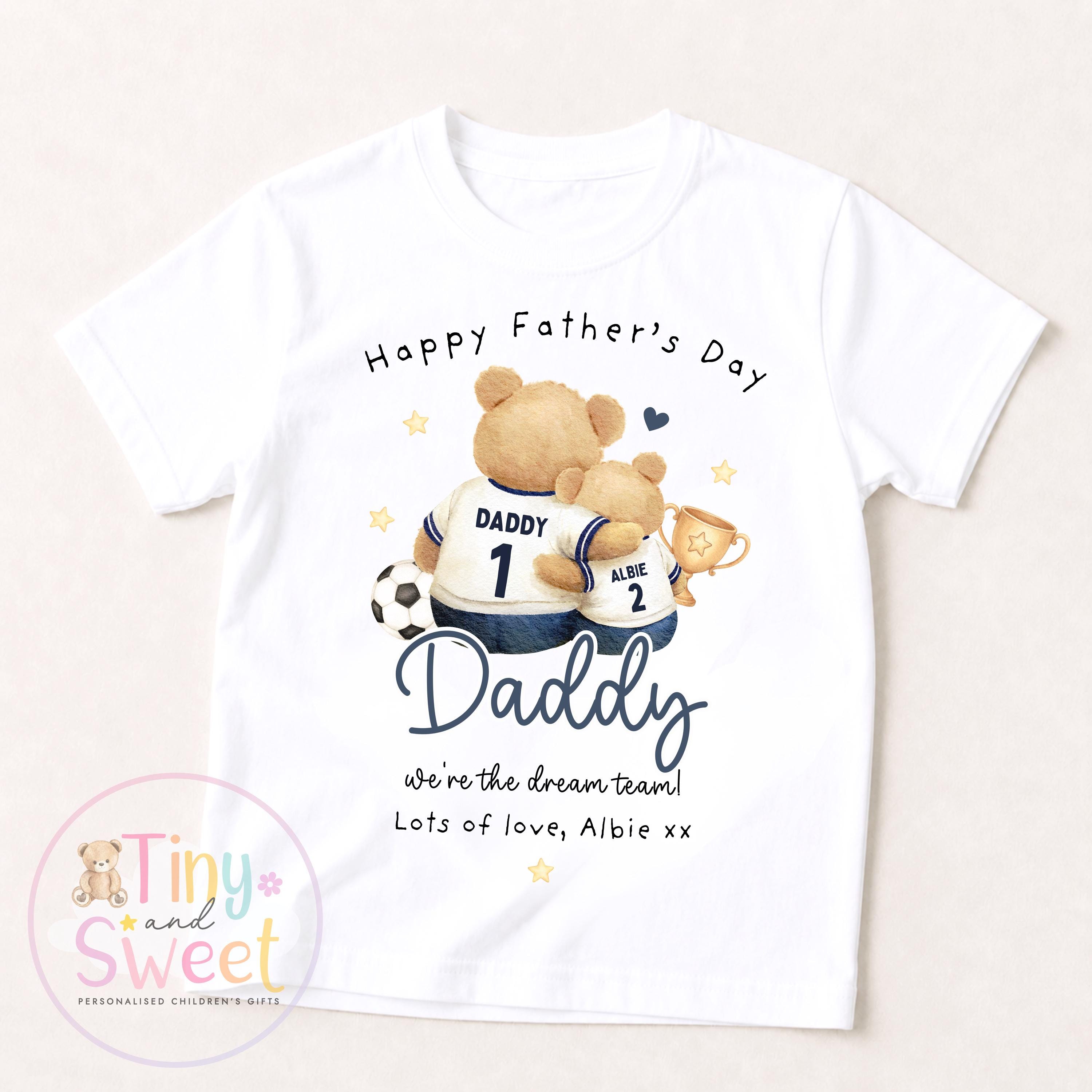 Fathers Day T Shirt, Fathers Day Football Toddler, New Dad Gift, Fathers Day Gift, 1st Fathers Day, Fathers Day Surprise, Father day Present