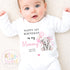 Happy Birthday Mummy, 1st Birthday as My Mummy, New Mum Gift, Mum Birthday, Mummy Birthday, Sleepsuit Babygrow T Shirt Mum Birthday