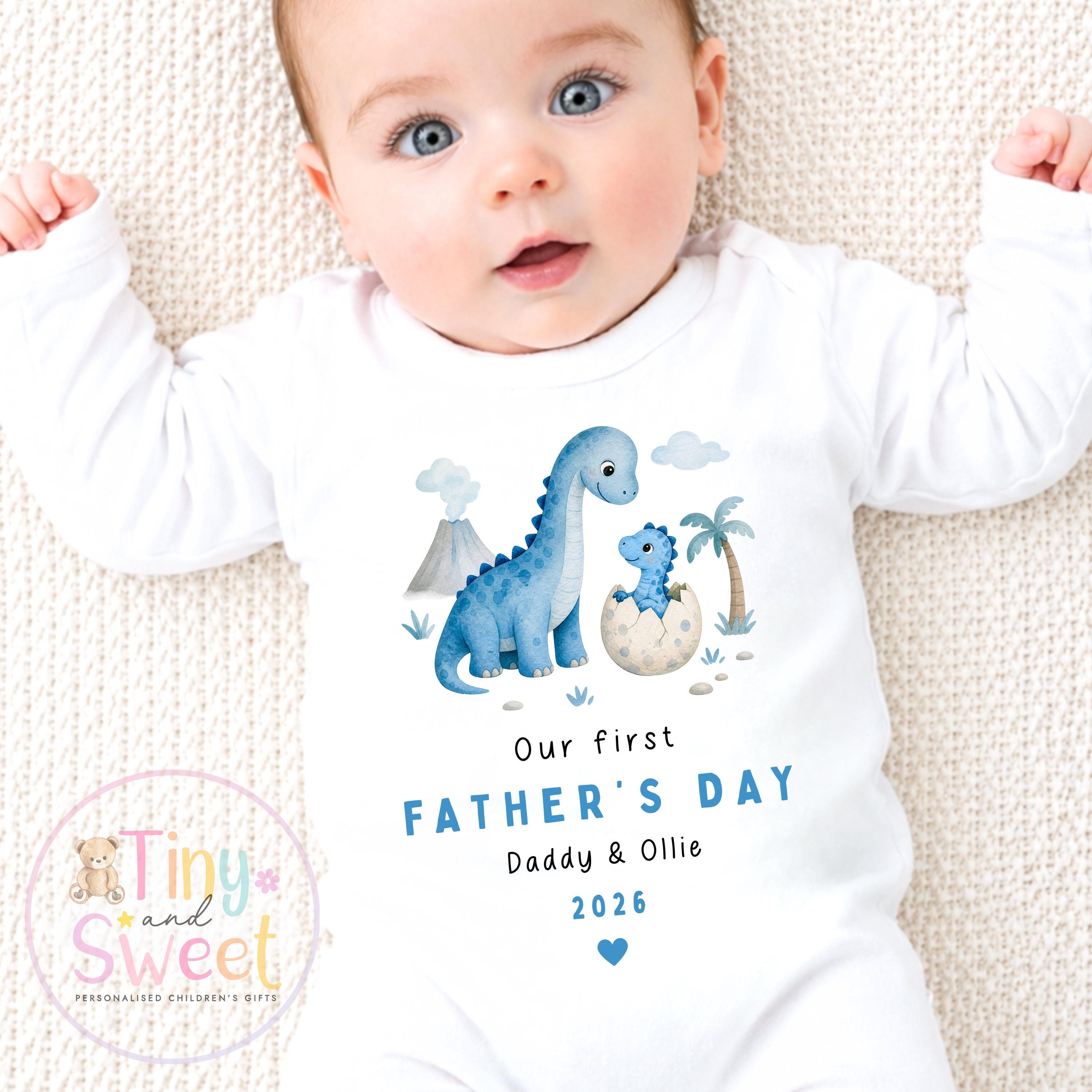 Fathers Day Sleepsuit, 1st Fathers Day as My Daddy, New Dad Gift, Fathers Day, Dad, Sleepsuit Babygrow Bodysuit Dada Babybgrow