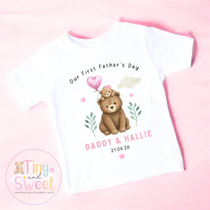 Fathers Day Sleepsuit, 1st Fathers Day as My Daddy, New Dad Gift, Fathers Day, Dad, Sleepsuit Babygrow Bodysuit Dada Babybgrow