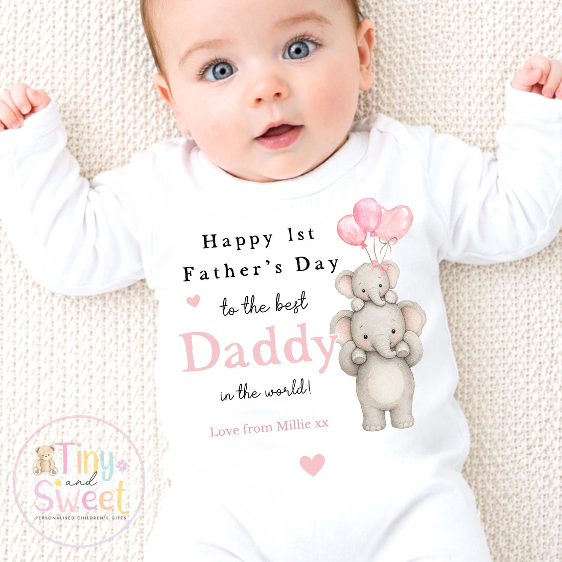 Fathers Day Sleepsuit, 1st Fathers Day as My Daddy, New Dad Gift, Fathers Day, Dad, Sleepsuit Babygrow Bodysuit Dada Babybgrow
