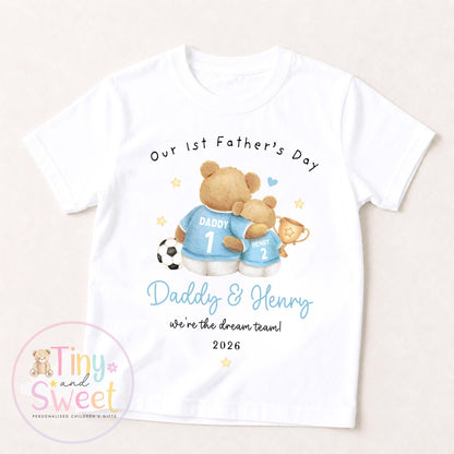 First Father’s Day Football Baby T Shirt, 1st Father’s Day as My Daddy Babygrow, New Dad Gift, Father’s Day Bodysuit, Baby Outfit