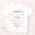Best Daddy Happy Birthday Rainbow Personalised T-Shirt