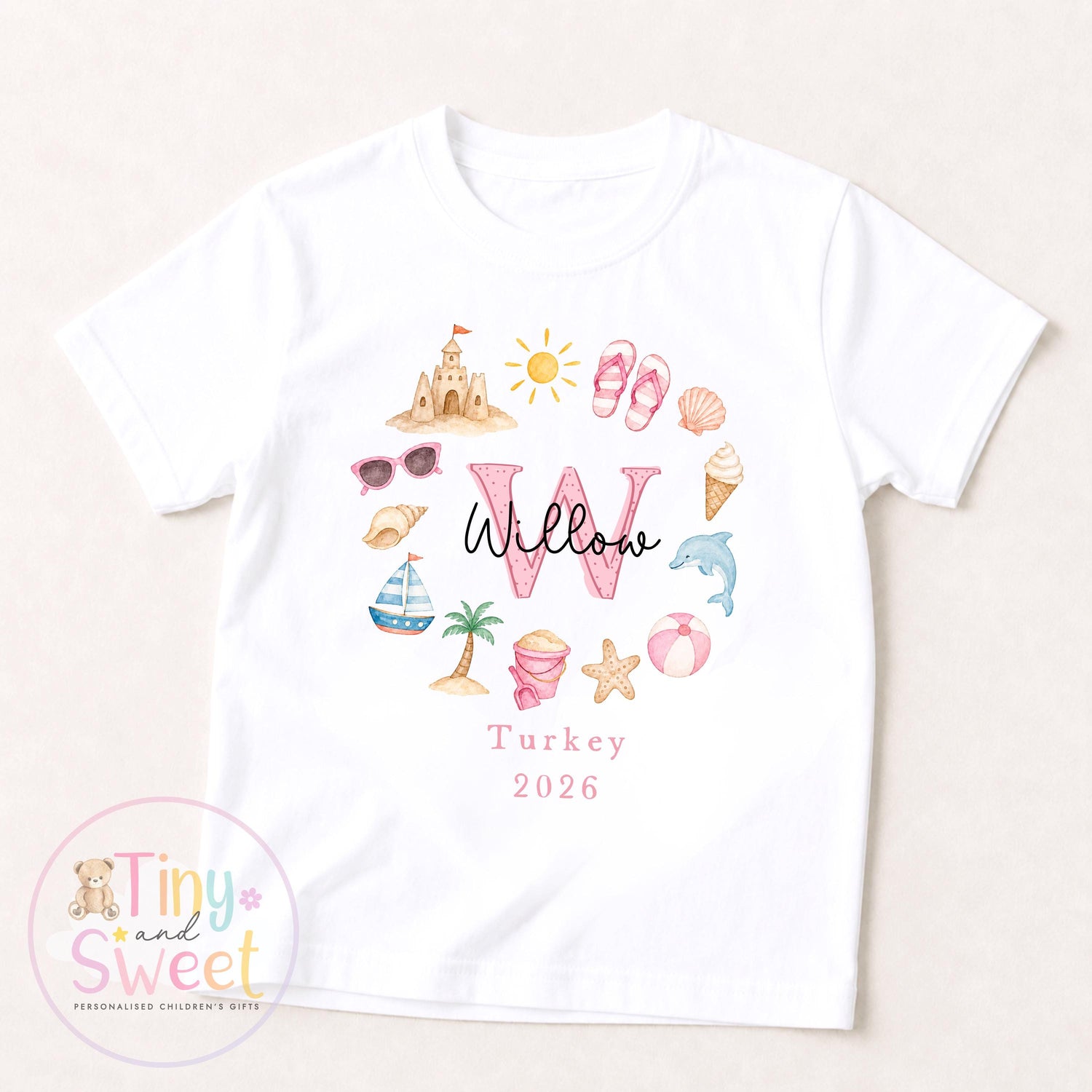 Personalised Holiday Sleepsuit, Kids Holiday Top, Boys holiday Outfit, Girls Airport Outfit, 1st Holiday, 1st Time Flyer, Abroad