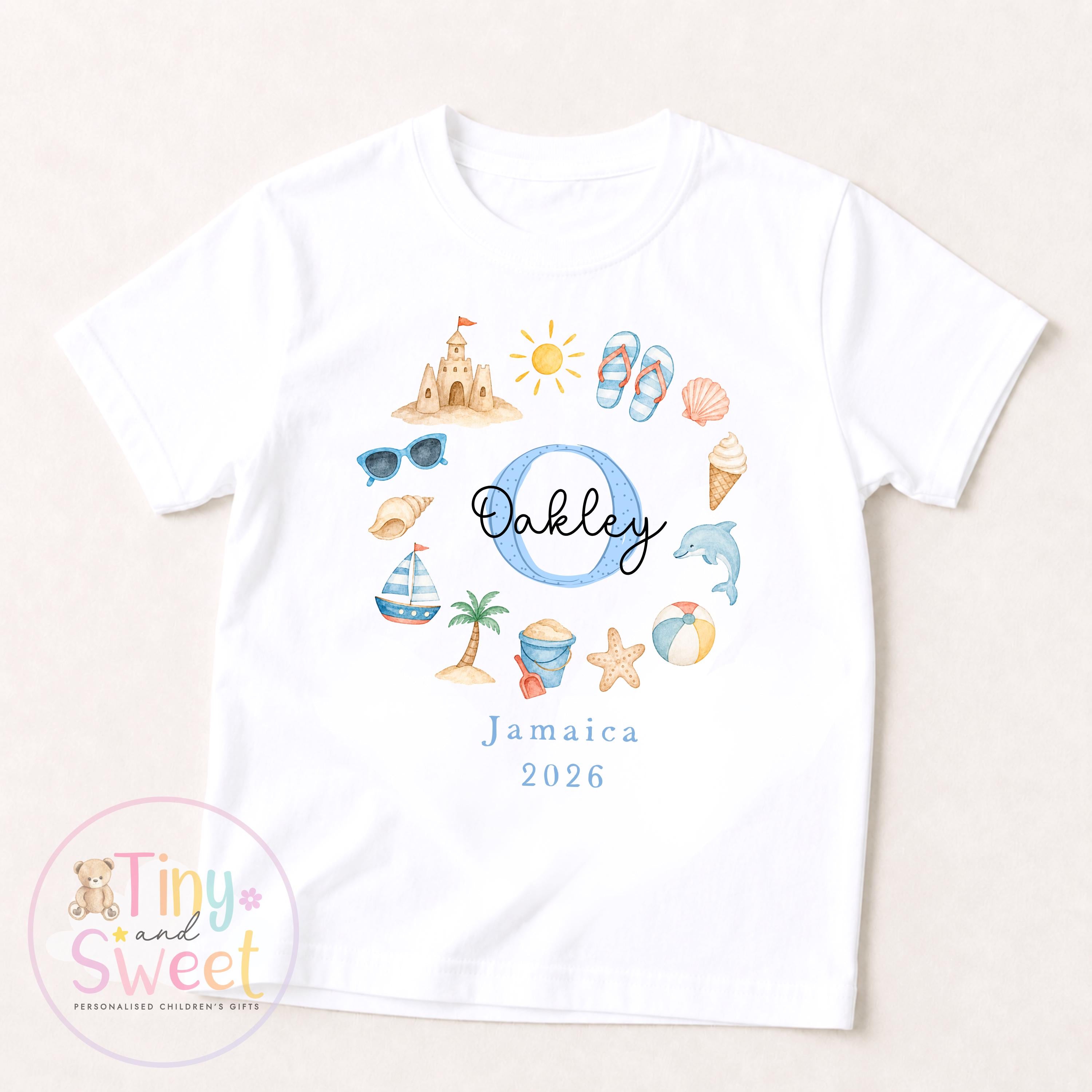 Personalised Holiday Sleepsuit, Kids Holiday Top, Boys holiday Outfit, Girls Airport Outfit, 1st Holiday, 1st Time Flyer, Abroad