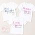 Personalised Pastel Big Cousin, Middle Cousin, Little Cousin, T-Shirts for Kids - Pregnancy Announcement Gift & New Family Member Reveal