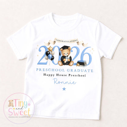 Personalised Nursery Graduation T Shirt