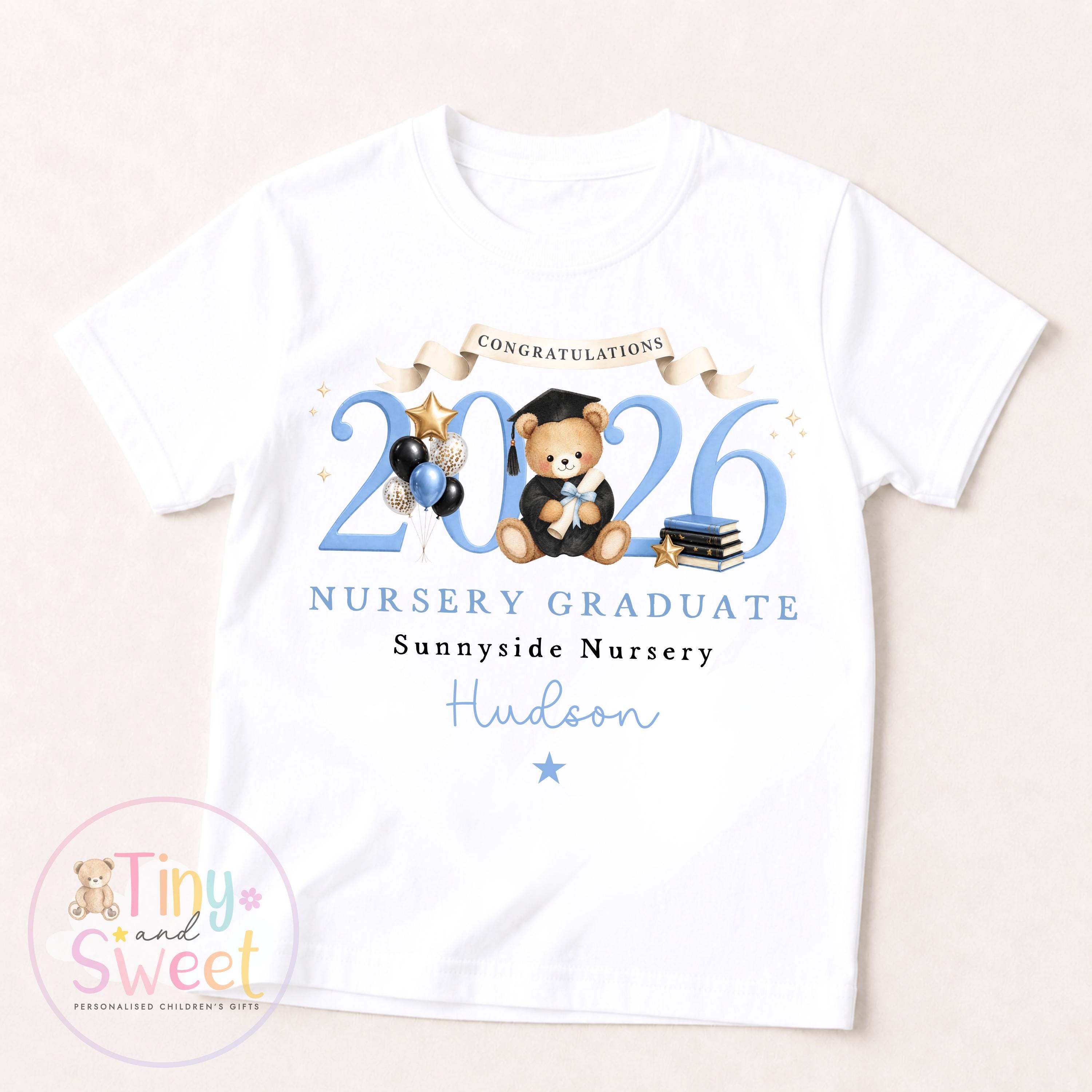 Personalised Nursery Graduation T Shirt