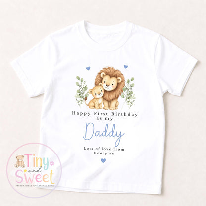 Happy Birthday Daddy, 1st Birthday as My Daddy, New Dad Gift, Dad Birthday, Daddy Birthday, Sleepsuit Babygrow Bodysuit Dad Birthday