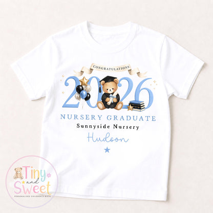 Personalised Nursery Graduation T Shirt