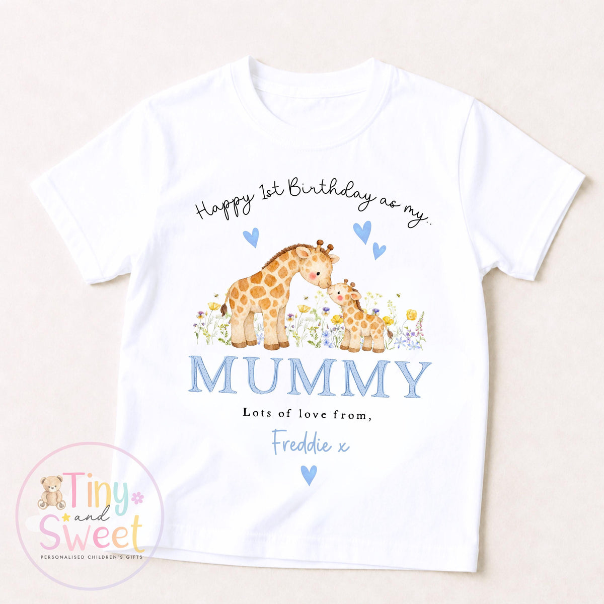 Happy Birthday Mummy Sleepsuit, Mummy birthday Gift, New Mum Gift, Mummys birthday, 1st birthday as my Mummy, Toddler Mummy Birthday Tee